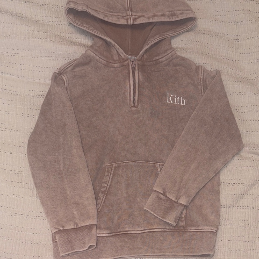 Kith Kids Muave Half-Zip Hoodie size 3 unisex